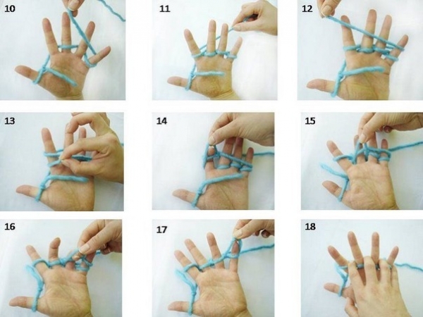 вязание на пальцах