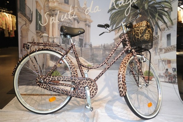 леопардовый велосипед