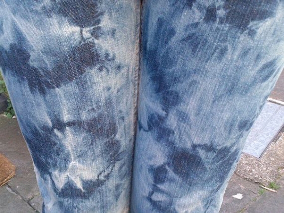 Distressed denim переделка джинсов