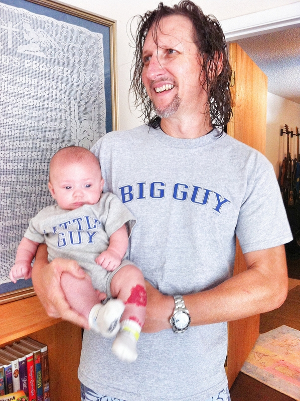 надпись на  футболке для папы с ребенком сыном