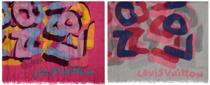 Louis Vuitton представил коллекцию шёлковых платков, созданную совместно с уличными художниками графити: