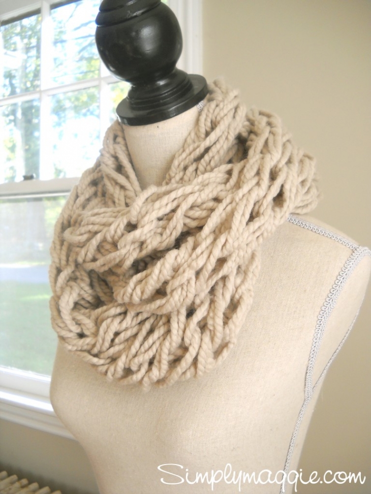 Вязаный шарф (DIY)