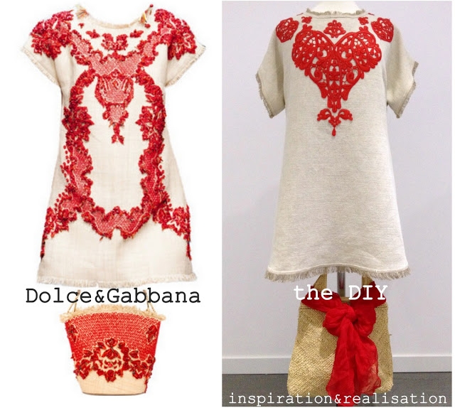 Повтор платья Dolce &amp; Gabbana (DIY)
