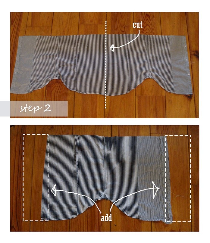 Переделка рубашки в комбинезон (Diy)