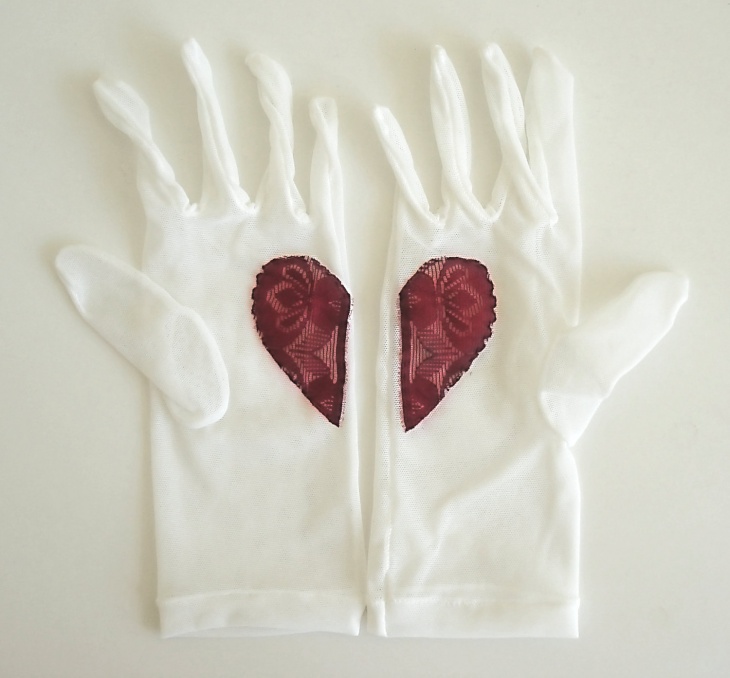 Декор свадебных перчаток (подборка)