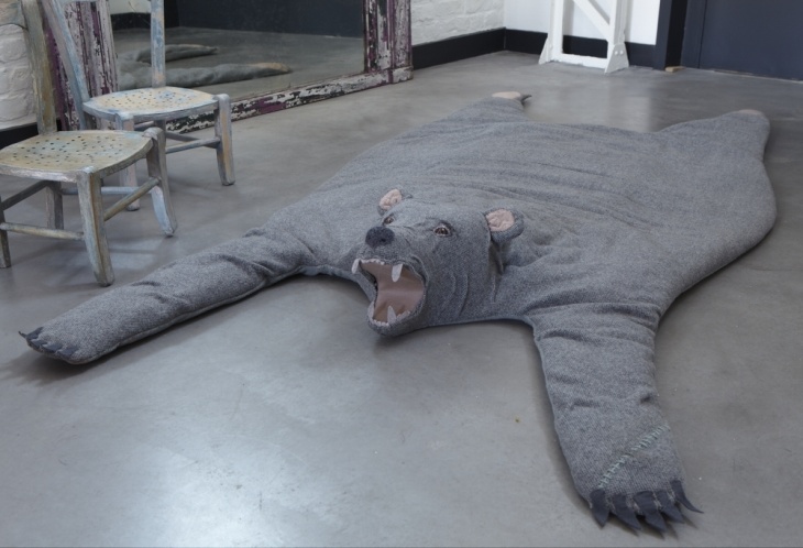Одеяло-коврик медведь