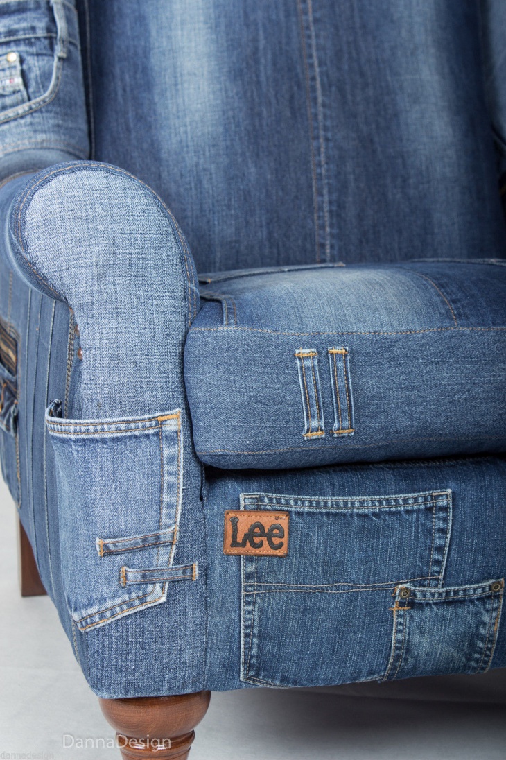 джинсовые кресла