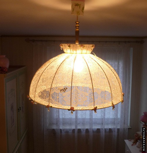 Как обновить старую лампу или абажур