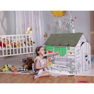 картонный домик для ребенка своими руками