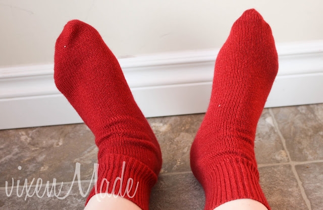 Носочки из свитера (DIY)