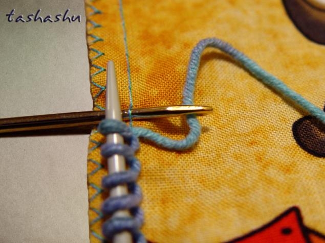 Как соединять ткань и вязание (трикотаж)