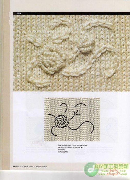 Любое вязаное изделие можно украсить вышивкой.Ниже вы найдете узоры и схемы вышивки на вязаном полотне.