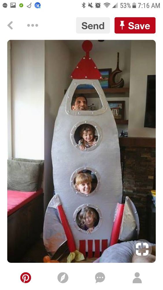 детский праздник в стиле космос