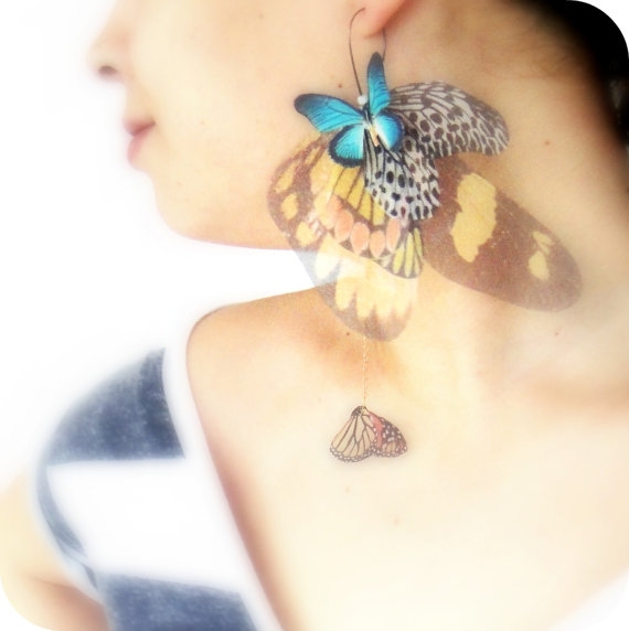Бабочки Потрясающие украшения для женщин