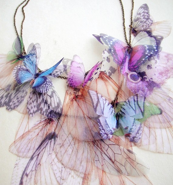 Бабочки Потрясающие украшения для женщин
