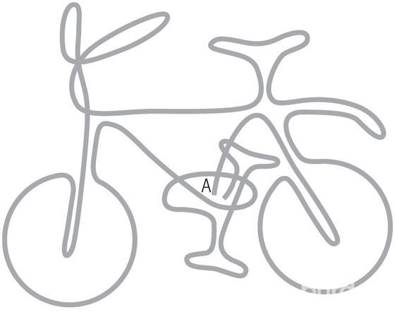 Колье-велосипед из проволоки и ткани (Diy)