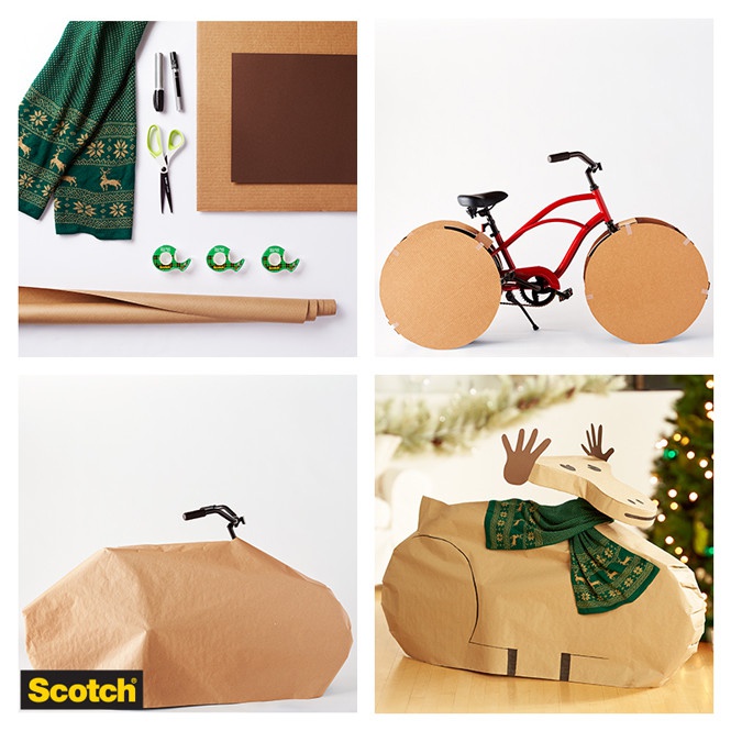 Как упаковать велосипед в подарок