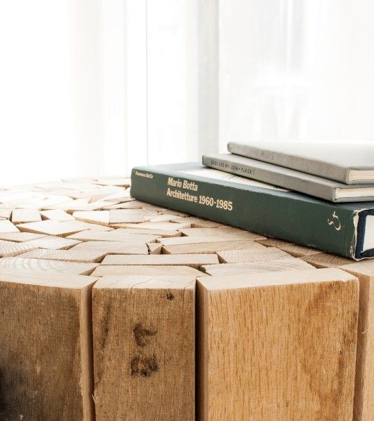 Журнальные столики из переработанных деревянных досок от Oliver Conrad