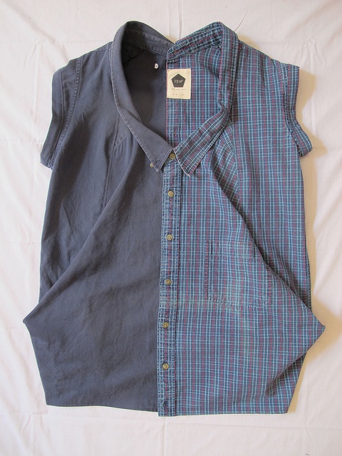 Блузка из двух рубашек