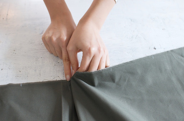 Пошив юбки со встречными складками (Diy)