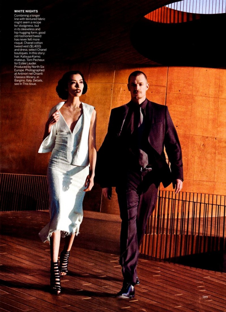 Fei Fei Sun в объективе Peter Lindbergh для Vogue US March 2014