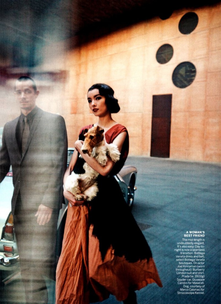 Fei Fei Sun в объективе Peter Lindbergh для Vogue US March 2014