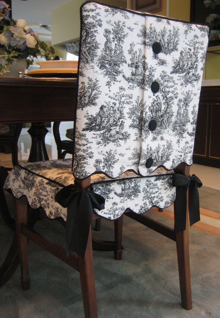 Виды ткани для чехлов на стулья