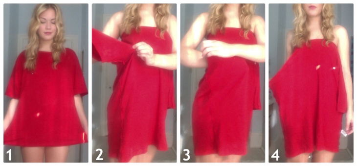 Платье из футболки и юбка из тишотки (2Diy)