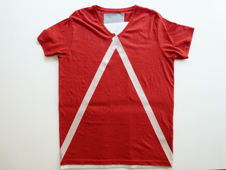 Мужская геометрическая футболка (Diy)
