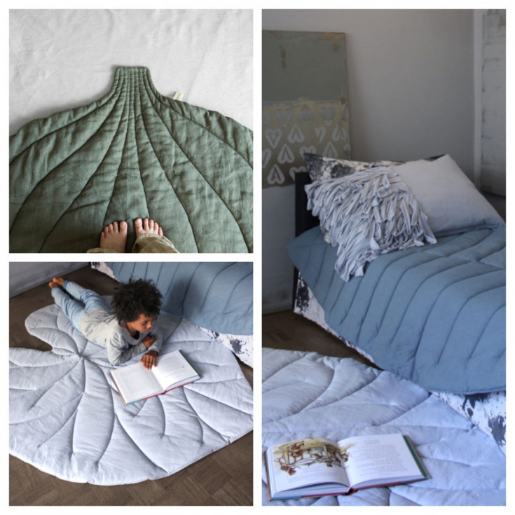 Как сшить одеяло листик
