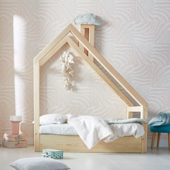 Кровать В Скандинавском Стиле Фото
