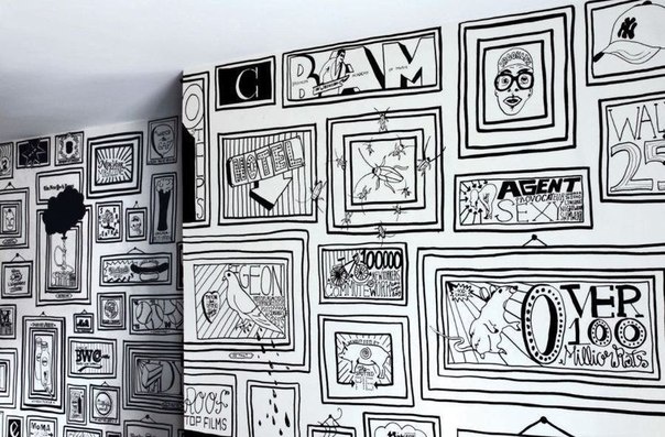 Талантливый молодой художник из Нью-Йорка Timothy Goodman увлекается росписью стен.