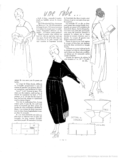 Потрясающие простые выкройки платьев 20-х годов