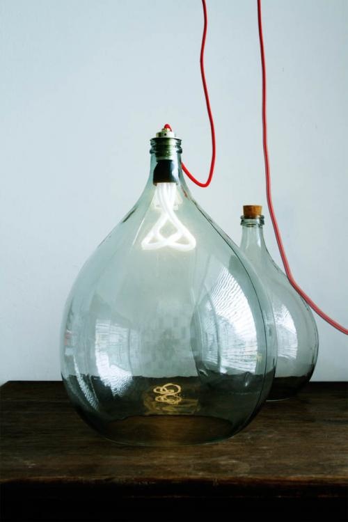 лампа из бутылки 1