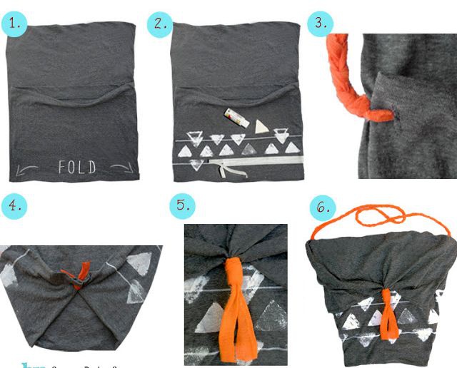 Как сделать сумку без шитья (Diy)