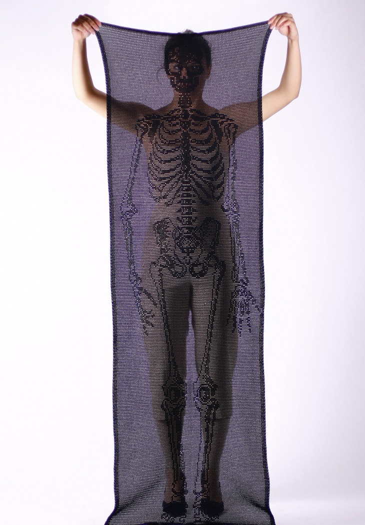 Филейный скелет  Fabienne Gassmann (cхема)