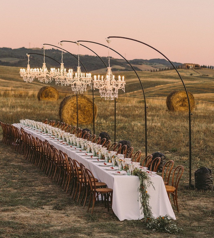 свадьба в поле