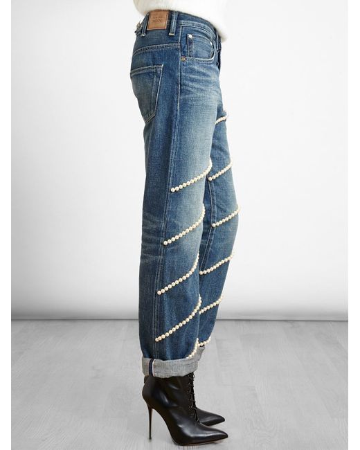 как украсить джинсы своими руками бусинами