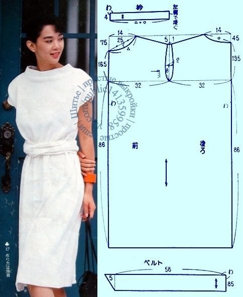 Простое летнее платье: 15 выкроек с иллюстрированным курсом по шитью для начинающих