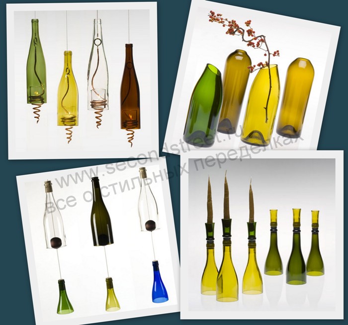 идеи бизнеса - использование стеклянных бутылок стеклотары