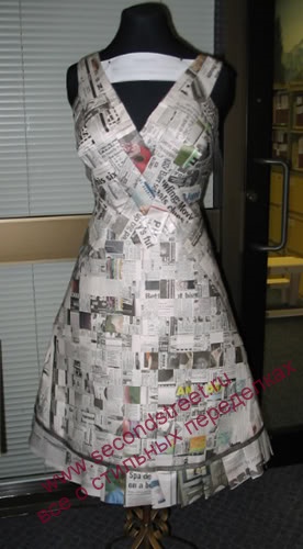 Проект «Платье из газеты»