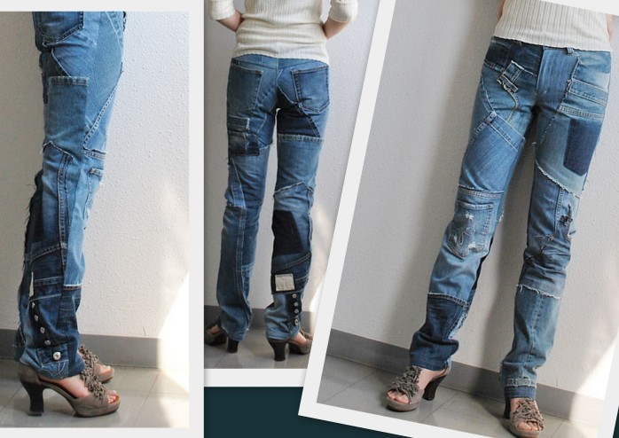 новые джинсы можно сшить из старых