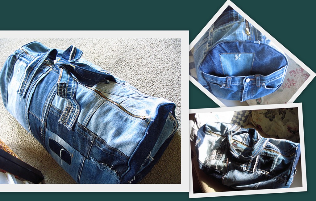 сумка из кусков джинсов на сайте  http://www.secondstreet.ru