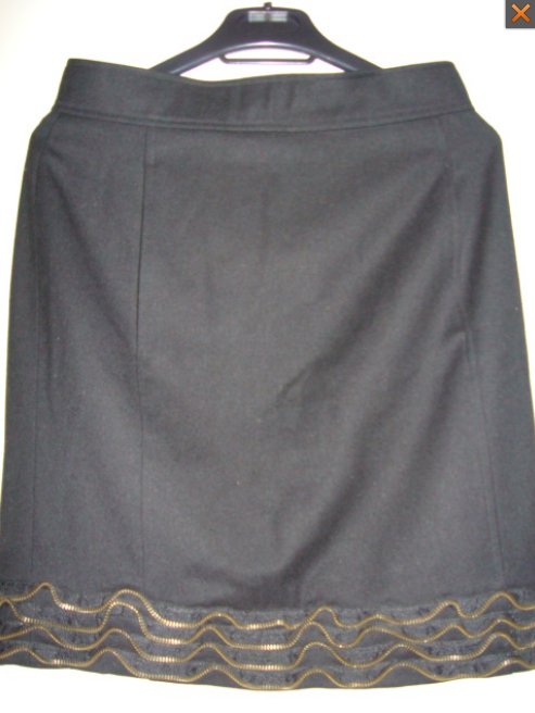 юбка moschino  с отделкой из застежки молнии