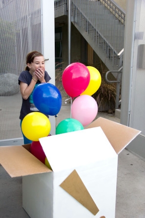 Сюрприз с воздушными шарами (DIY)