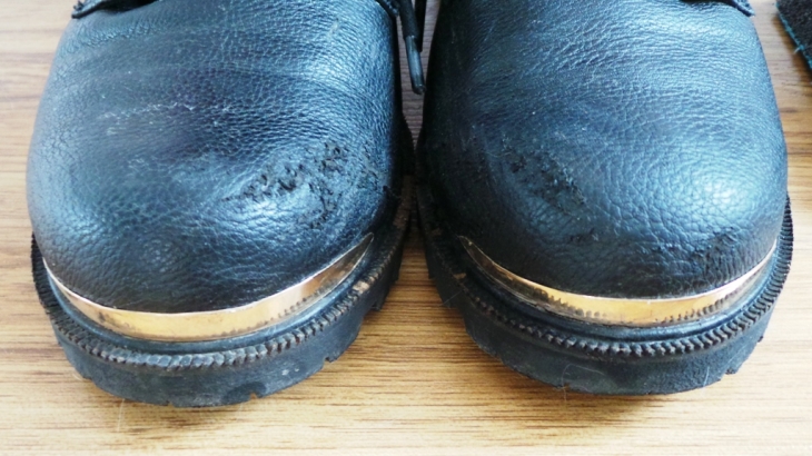 потертые носы обуви ремонт