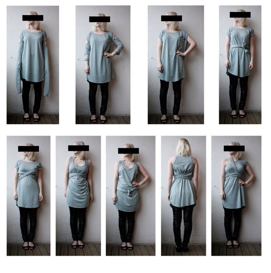 Платье, которое можно носить восемью разными способами