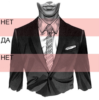 Три правила ношения зажима на галстуке