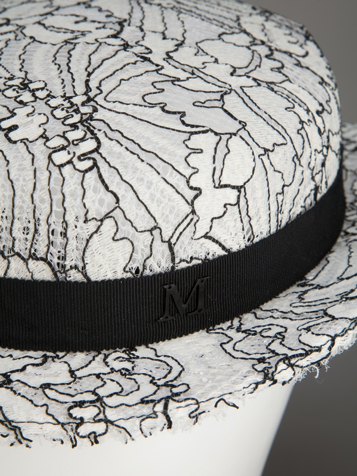 Вышитая шляпка Maison Michel
