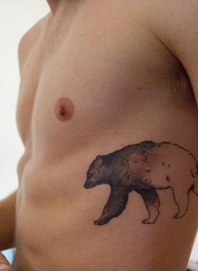 татуировка медведь